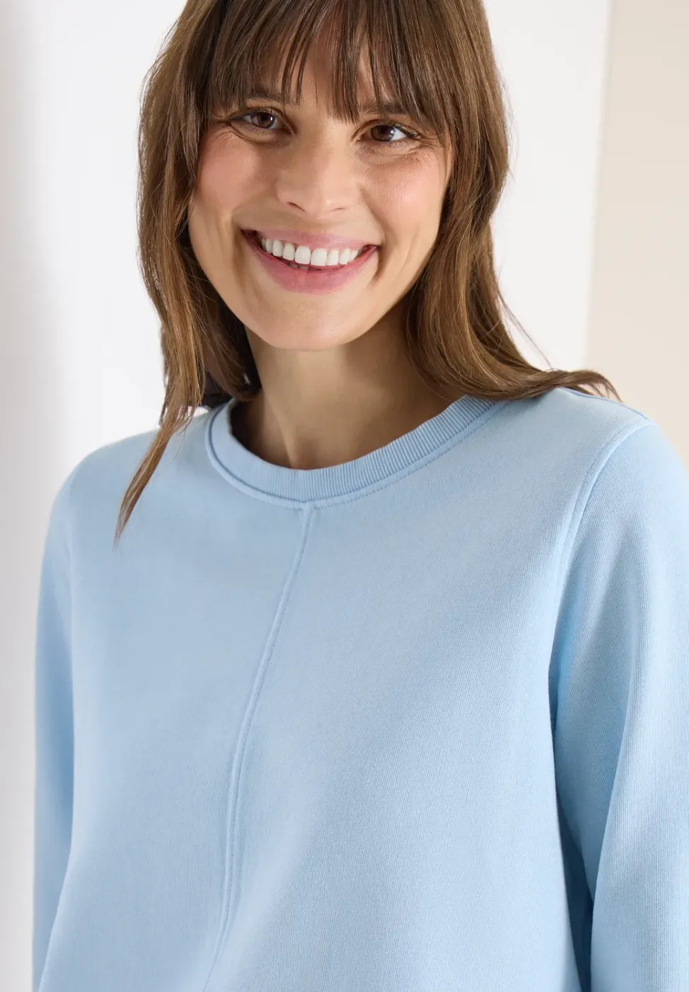 3/4- Arm Sweatshirt mit Tunnelzug