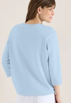 3/4- Arm Sweatshirt mit Tunnelzug