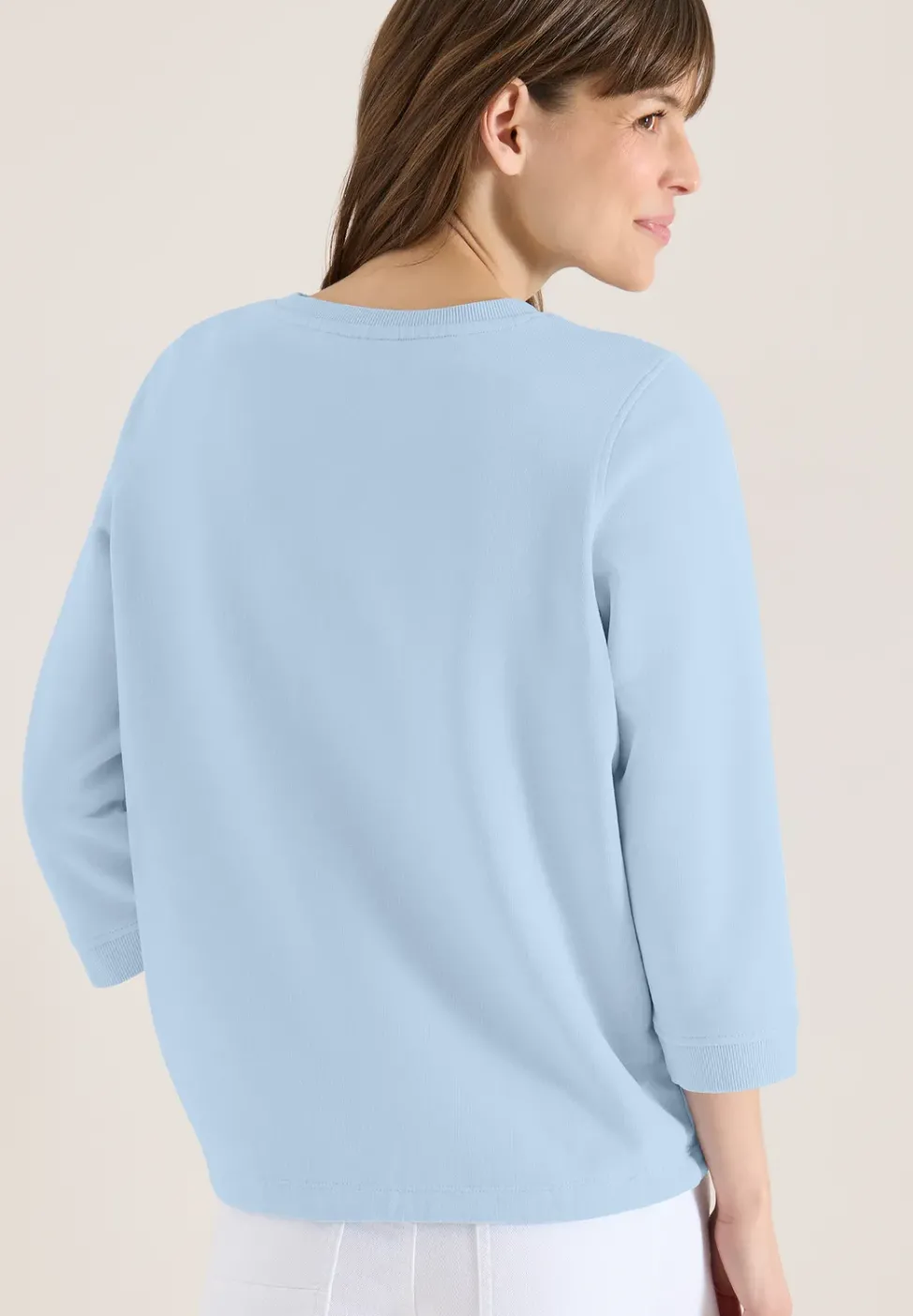 3/4- Arm Sweatshirt mit Tunnelzug