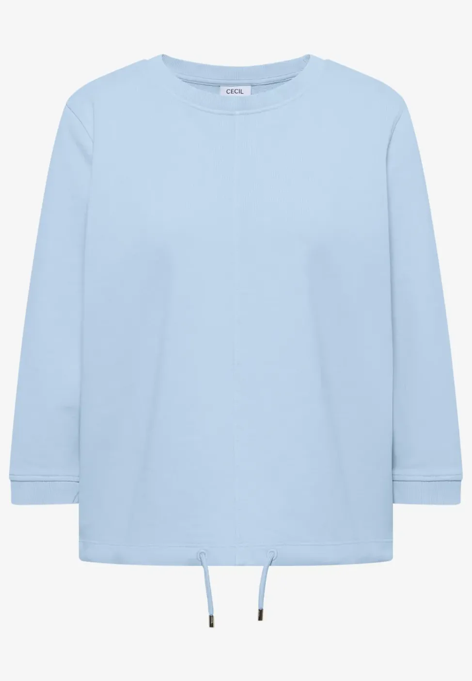 3/4- Arm Sweatshirt mit Tunnelzug