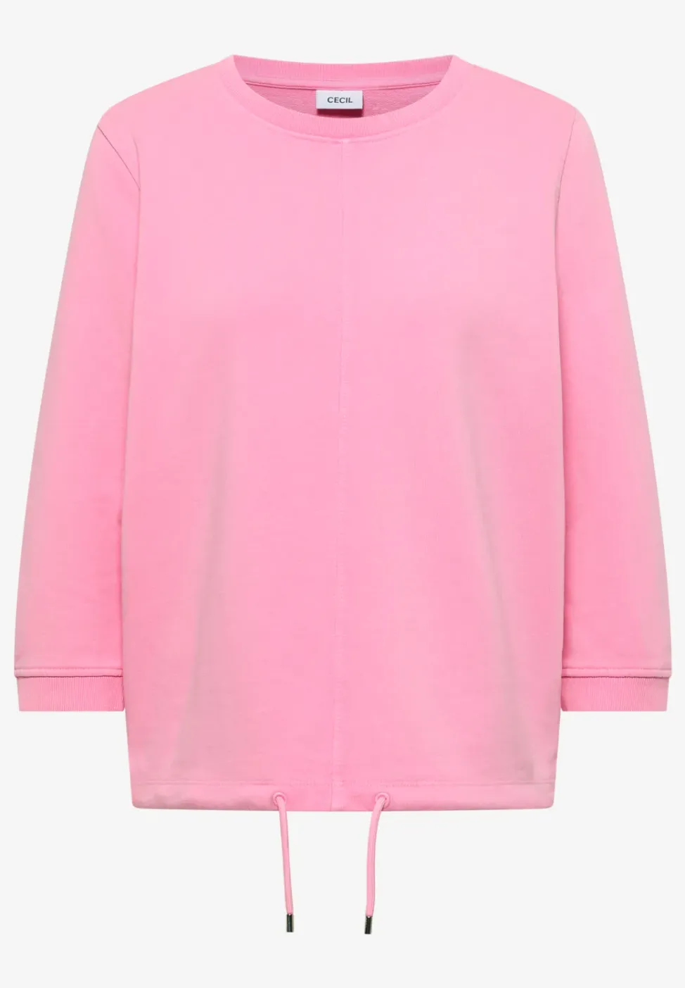 3/4- Arm Sweatshirt mit Tunnelzug