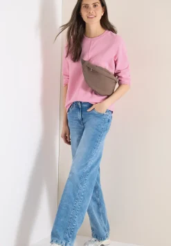 3/4- Arm Sweatshirt mit Tunnelzug