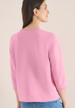 3/4- Arm Sweatshirt mit Tunnelzug