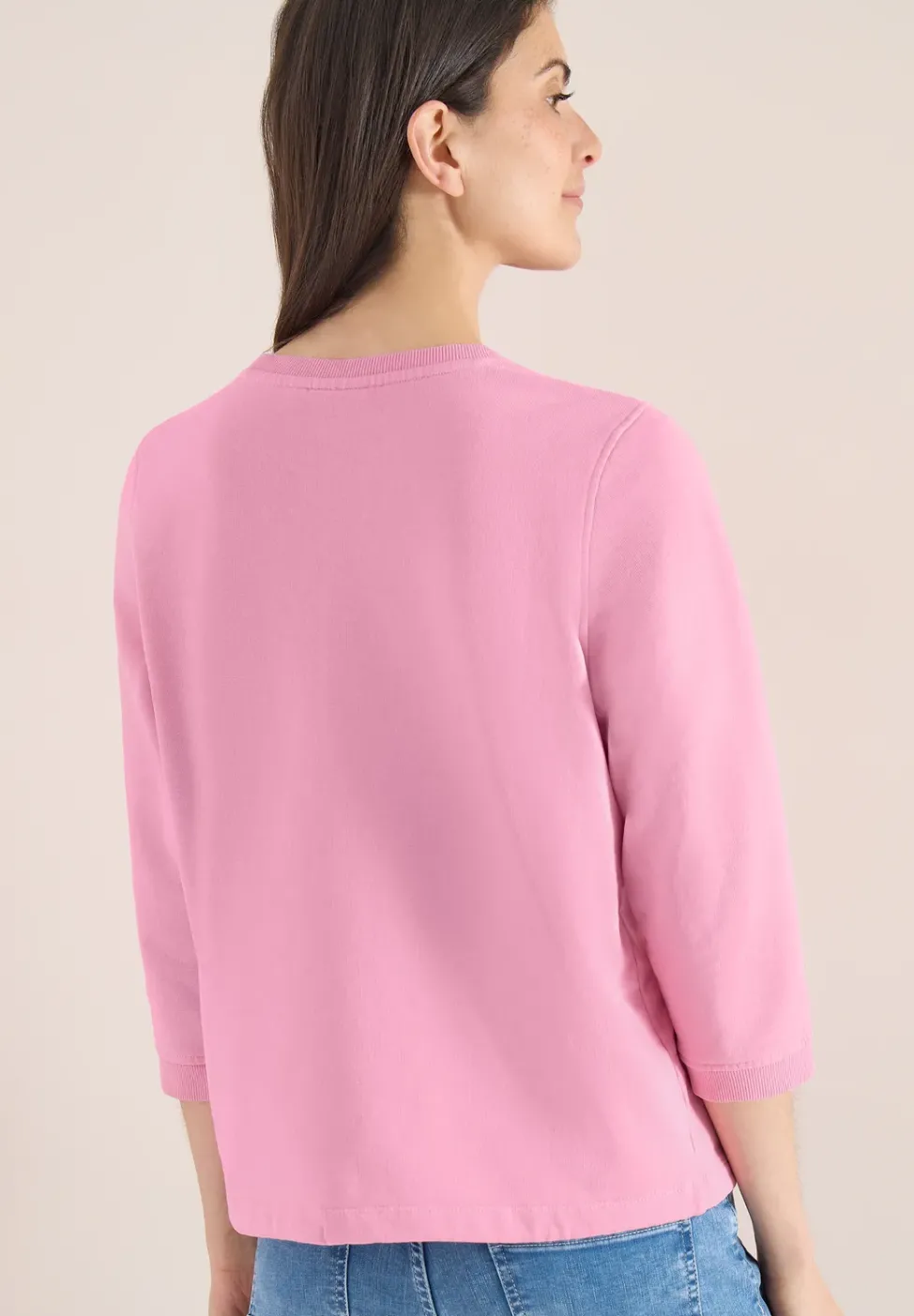 3/4- Arm Sweatshirt mit Tunnelzug