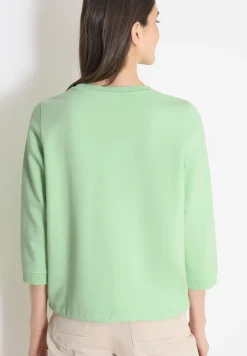 3/4- Arm Sweatshirt mit Tunnelzug