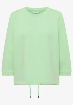 3/4- Arm Sweatshirt mit Tunnelzug