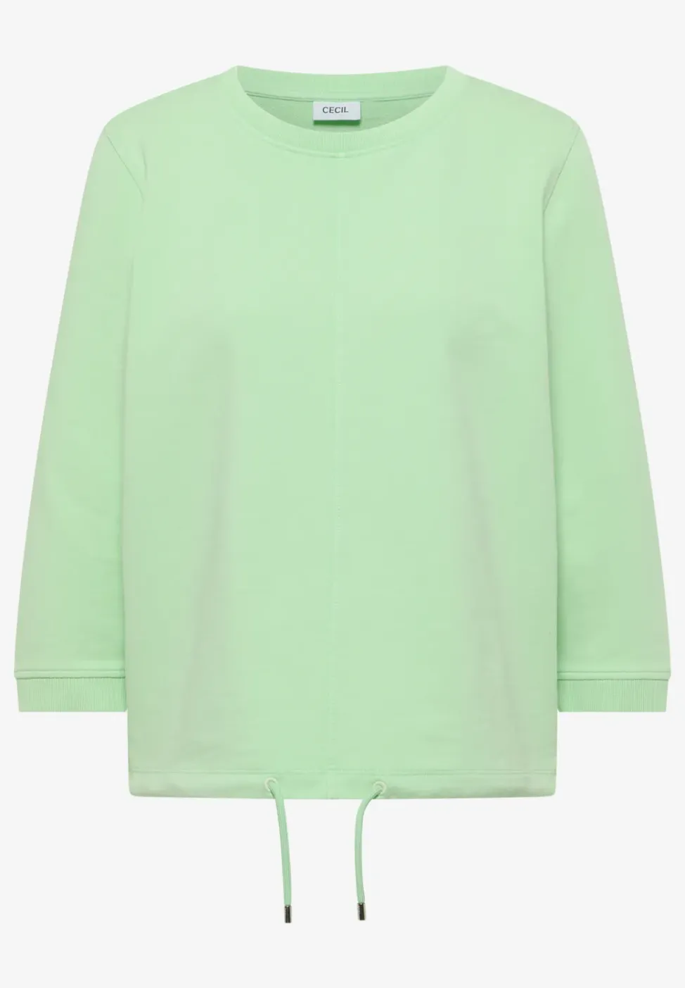 3/4- Arm Sweatshirt mit Tunnelzug