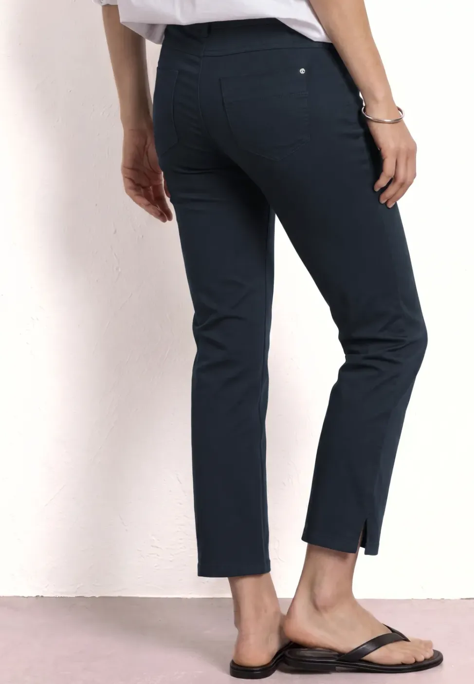 3/4 Flared Leg Hose im Casual Fit
