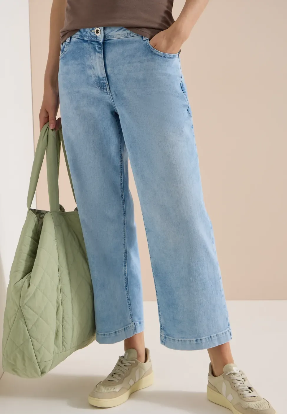 7/8 High Waist Jeans im Loose Fit