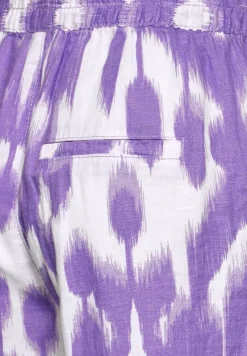 7/8 Print Leinenhose