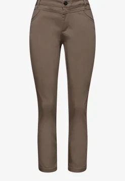 7/8 Slim Leg Hose im Satin-Look