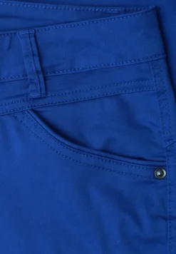 7/8 Slim Leg Hose im Satin-Look