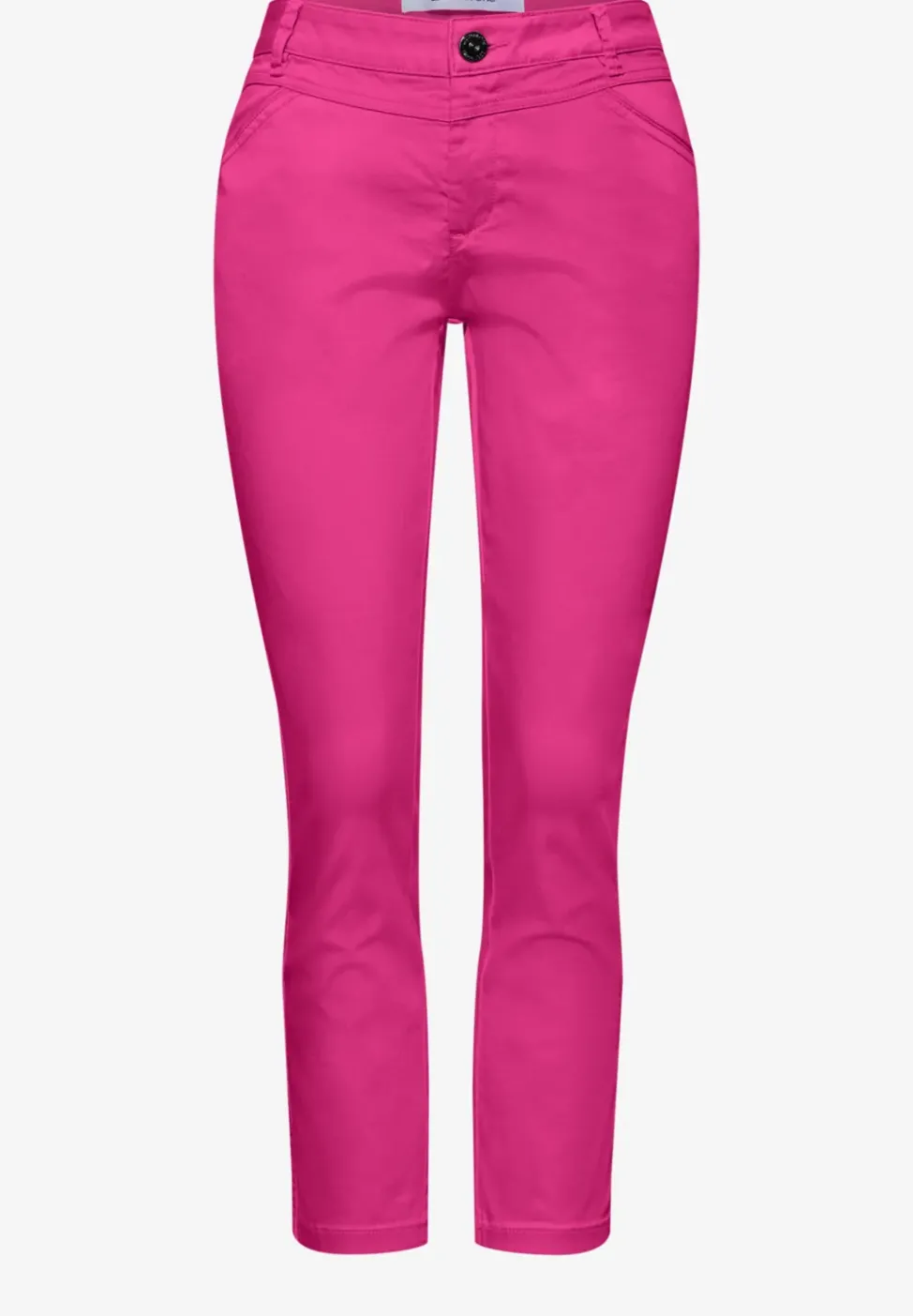 7/8 Slim Leg Hose im Satin-Look