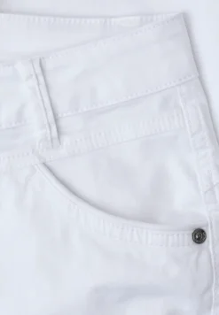 7/8 Slim Leg Hose im Satin-Look