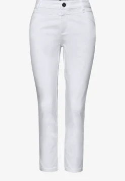 7/8 Slim Leg Hose im Satin-Look