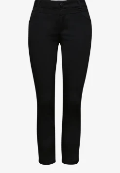 7/8 Slim Leg Hose im Satin-Look