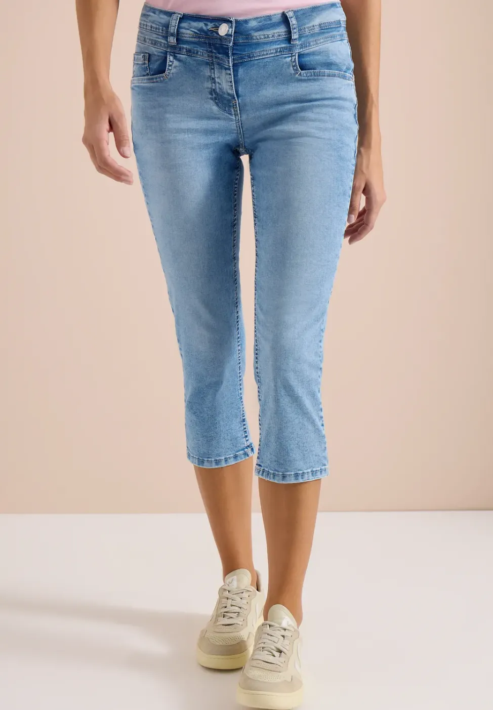 3/4 Slim Leg Jeans im Casual Fit
