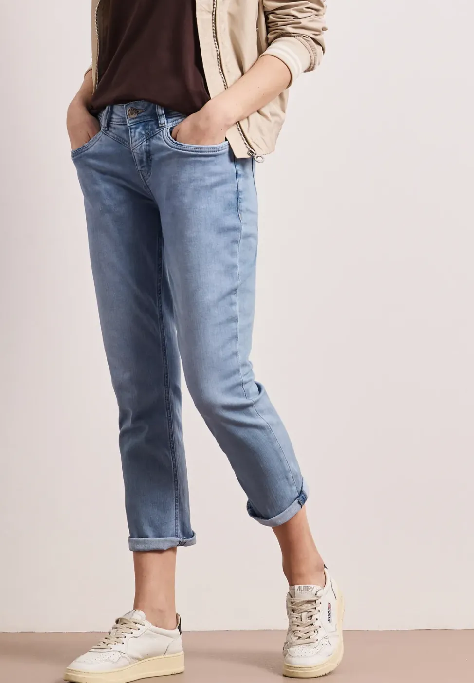 7/8 Slim Leg Jeans im Casual Fit