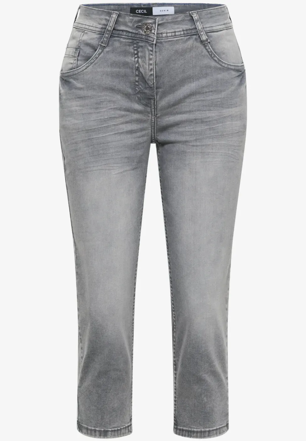 3/4 Slim Leg Jeans im Casual Fit