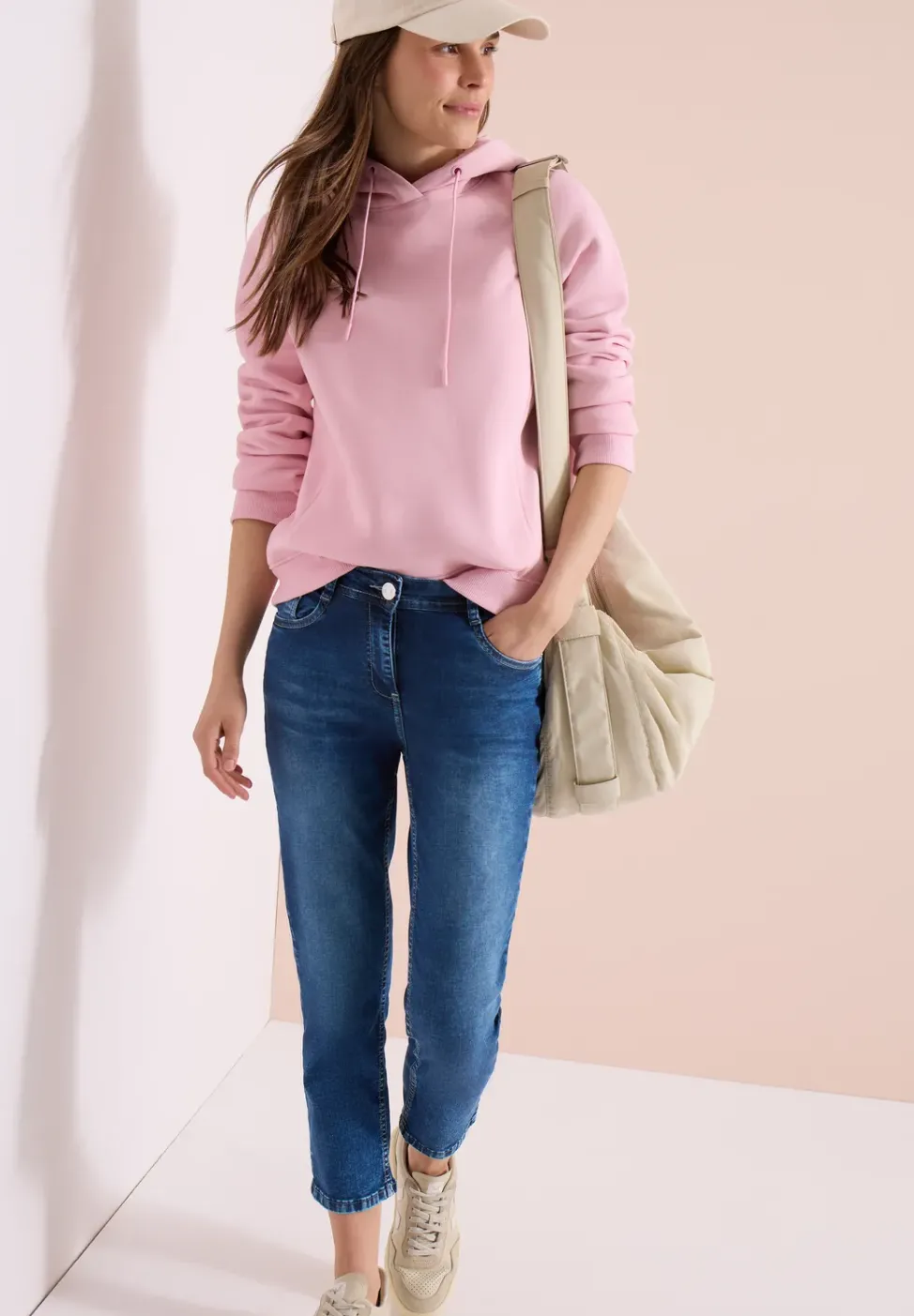 3/4 Slim Leg Jeans im Slim Fit