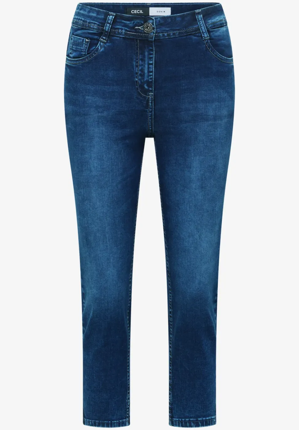 3/4 Slim Leg Jeans im Slim Fit