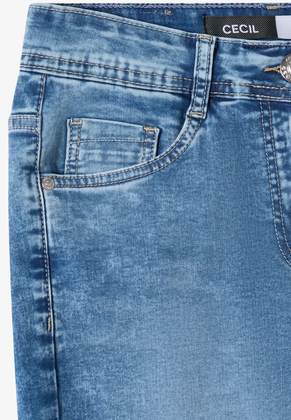 3/4 Slim Leg Jeans im Slim Fit
