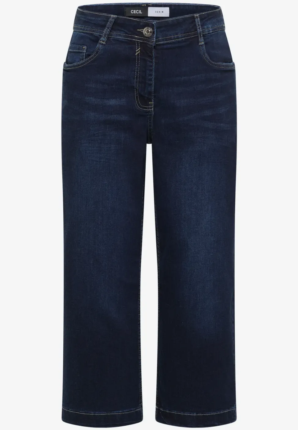 3/4 Wide Leg Jeans im Loose Fit