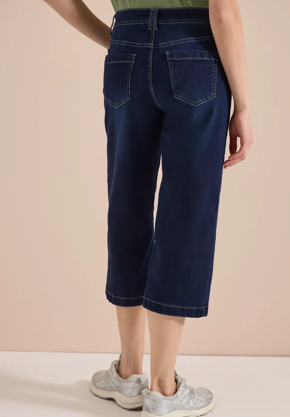 3/4 Wide Leg Jeans im Loose Fit