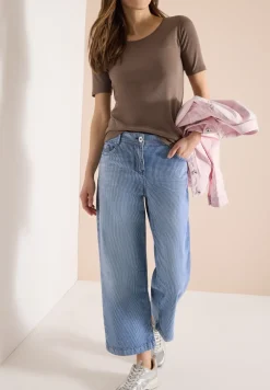 7/8 Wide Leg Jeans im Loose Fit