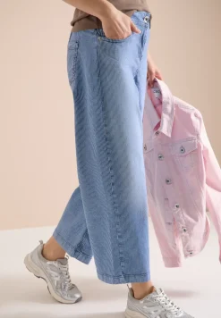 7/8 Wide Leg Jeans im Loose Fit