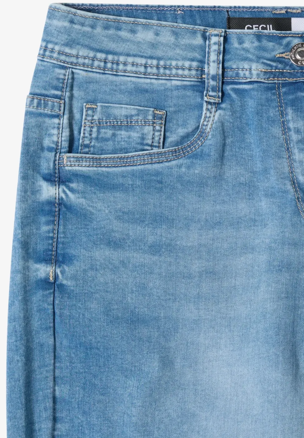 3/4 Wide Leg Jeans im Loose Fit
