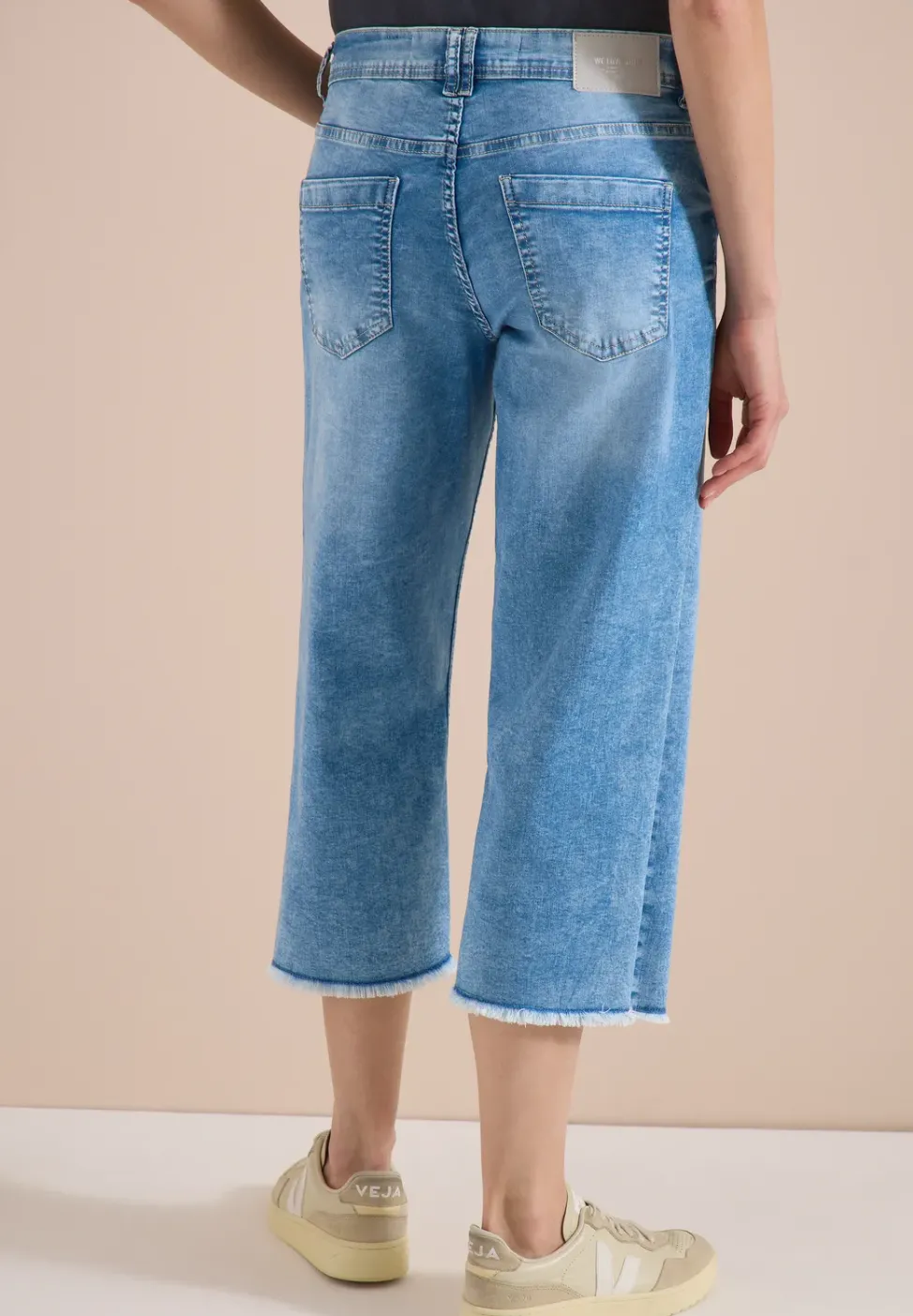 3/4 Wide Leg Jeans im Loose Fit