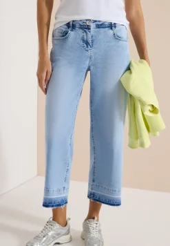 7/8 Wide Leg Jeans im Loose Fit