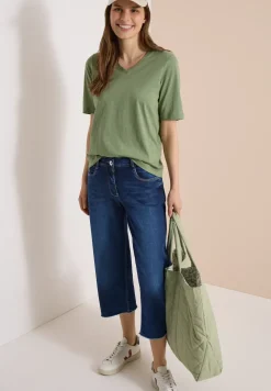 3/4 Wide Leg Jeans im Loose Fit