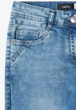 7/8 Wide Leg Jeans im Slim Fit