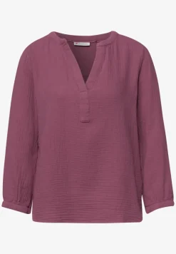 3/4-Arm Bluse in Musselinqualität