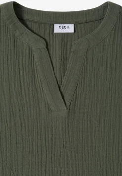 3/4-Arm Bluse in Musselin-Qualität