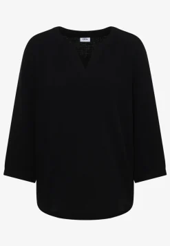 3/4-Arm Bluse in Musselin-Qualität
