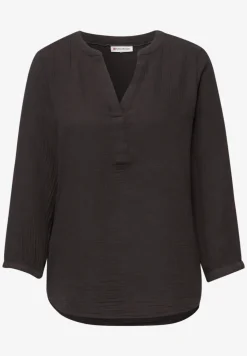 3/4-Arm Bluse in Musselinqualität