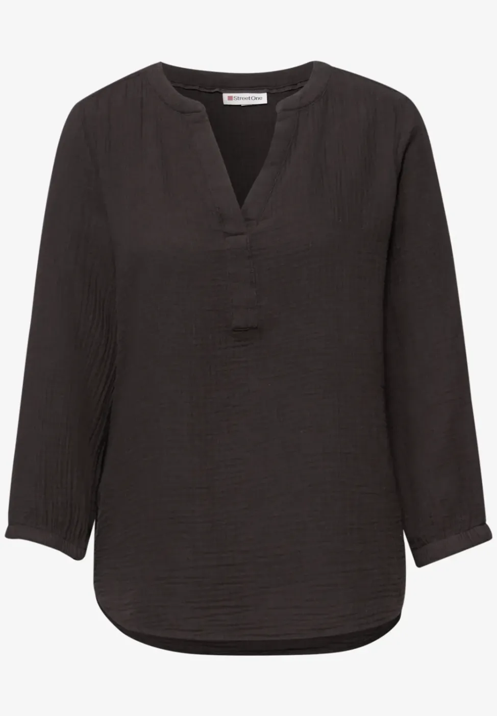 3/4-Arm Bluse in Musselinqualität