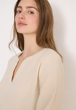 3/4-Arm Bluse in Musselin-Qualität