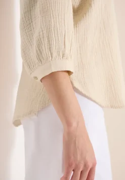 3/4-Arm Bluse in Musselin-Qualität