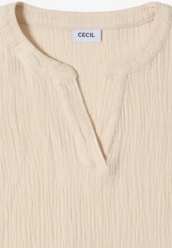3/4-Arm Bluse in Musselin-Qualität
