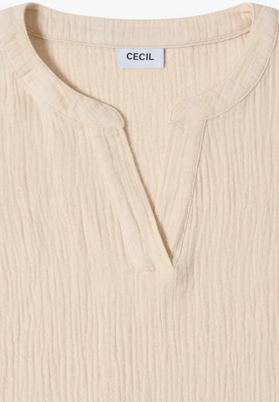 3/4-Arm Bluse in Musselin-Qualität
