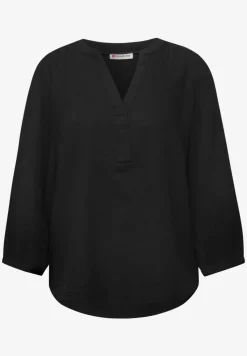 3/4-Arm Bluse in Musselinqualität