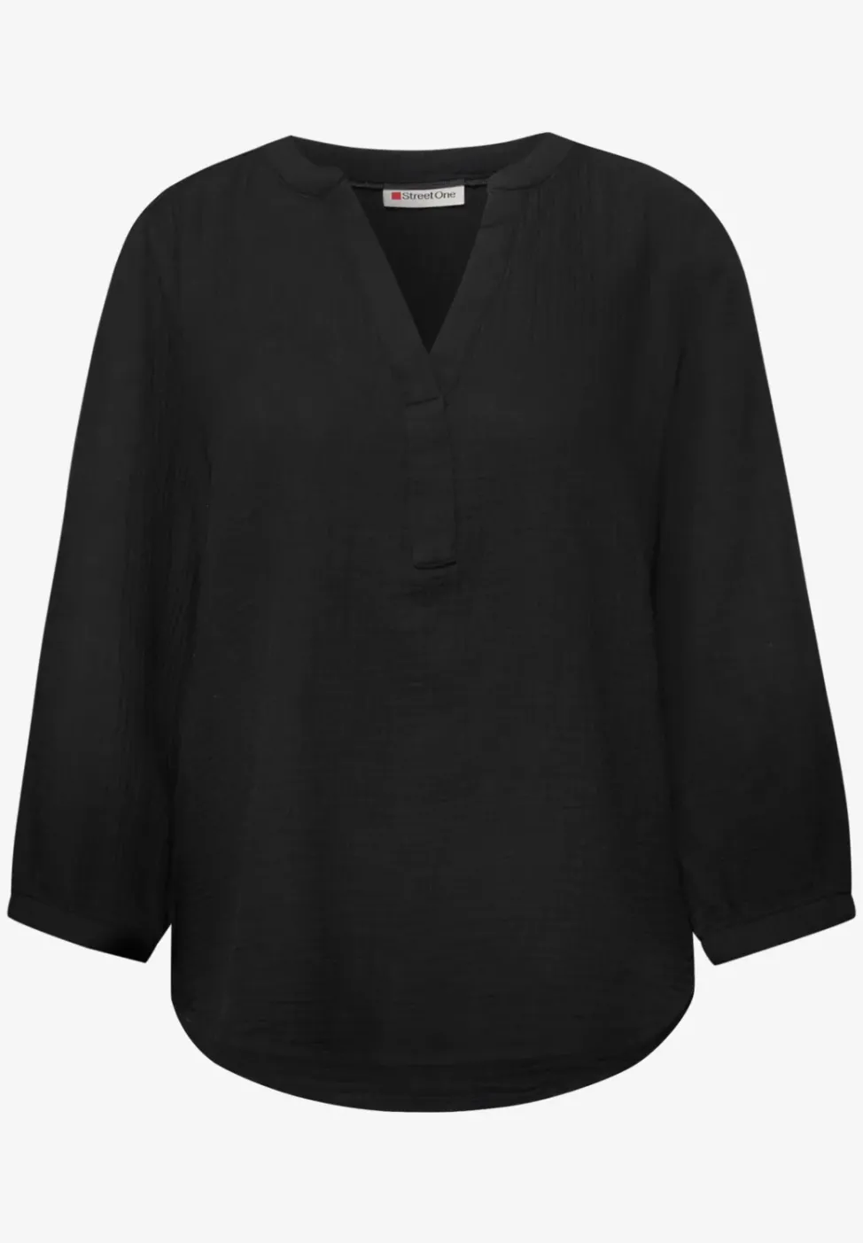 3/4-Arm Bluse in Musselinqualität