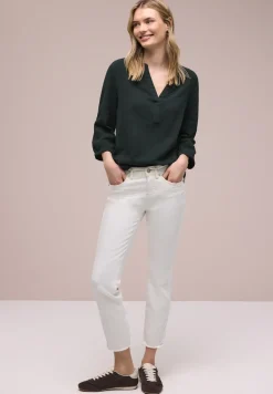 3/4-Arm Bluse in Musselinqualität