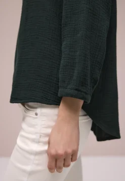 3/4-Arm Bluse in Musselinqualität