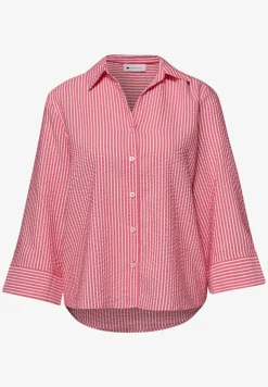 3/4-Arm Bluse in Seersuckerqualität