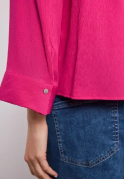 3/4-Arm Bluse mit Knotendetail